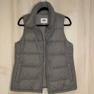 Old Navy Vest Jacket Textured Puffer